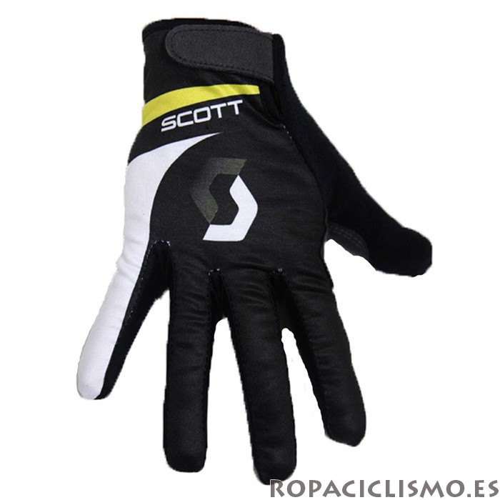 2020 Scott Guantes Largos Negro Blanco (3)